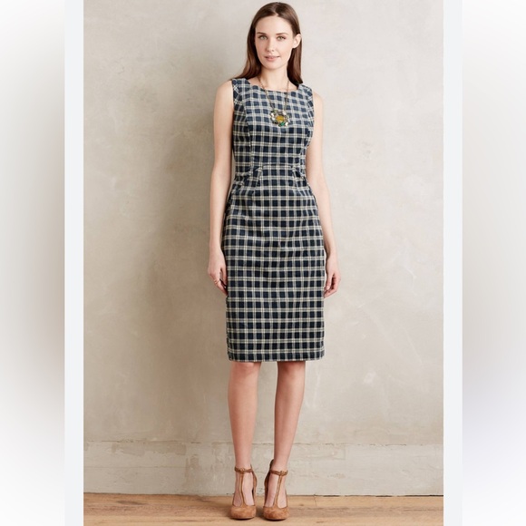 Checked Bodycon Dress - Picture 8 of 11